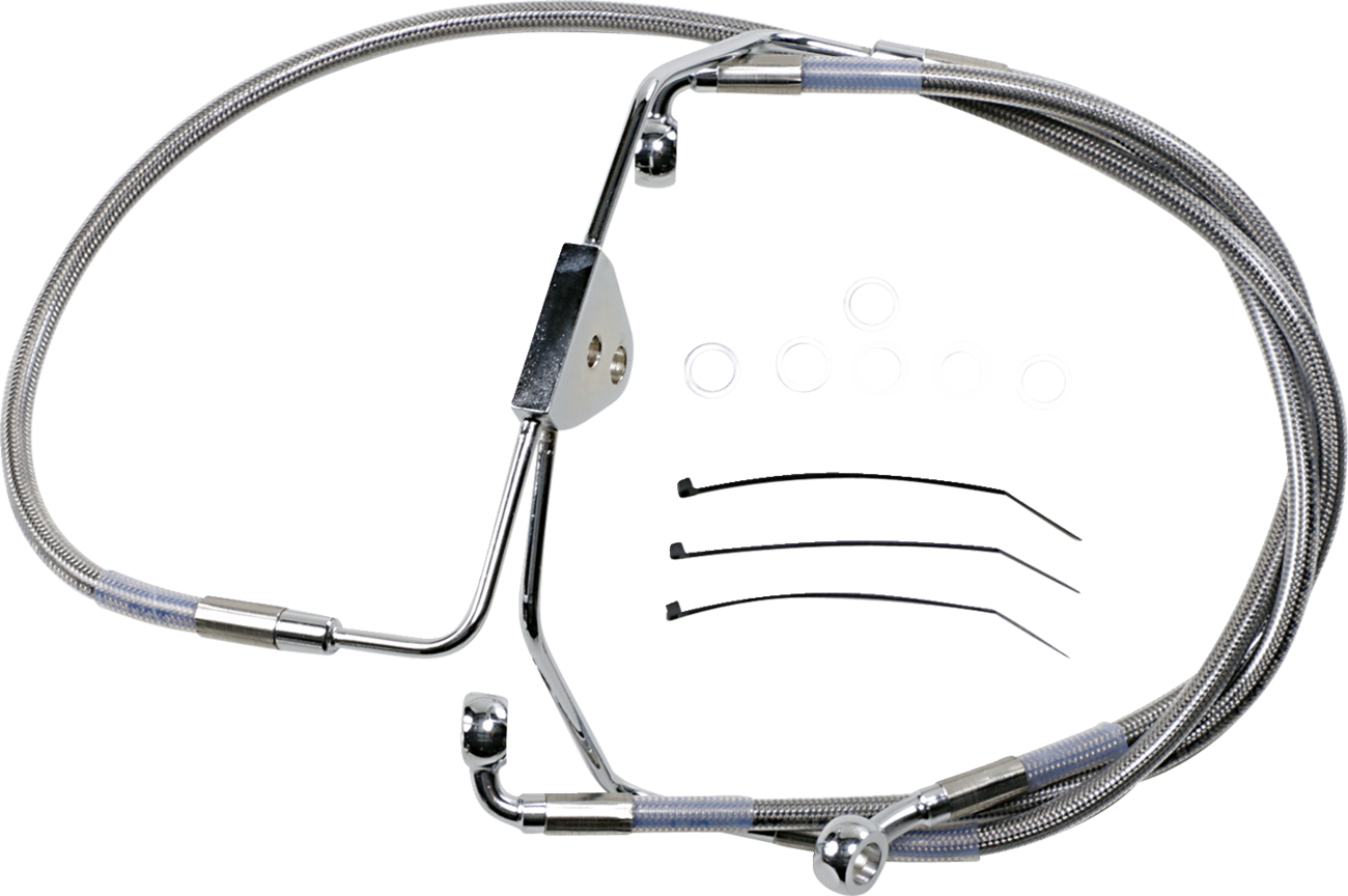 Extended Length Stainless Steel Brake Line Kit