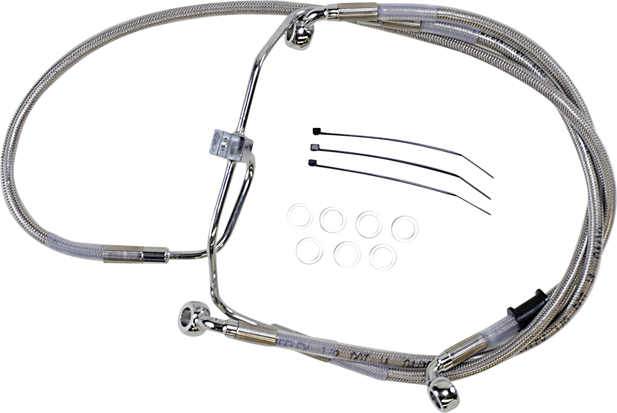 Extended Length Stainless Steel Brake Line Kit