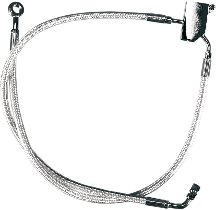 Braided Rear Brake Line Kit