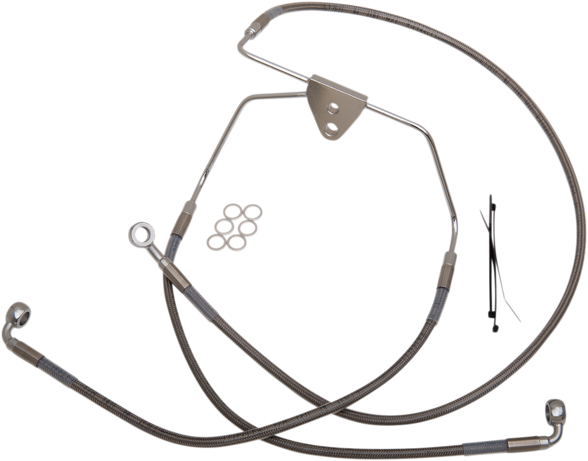 Extended Length Stainless Steel Brake Line Kit