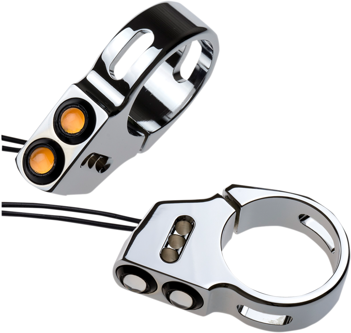 Rat Eye LED Fork Mount Turn Signals