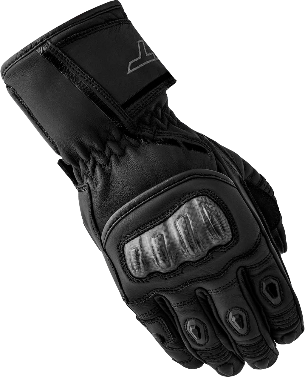 S1 D3O LADIES GLOVE BLACK LEATHER MD