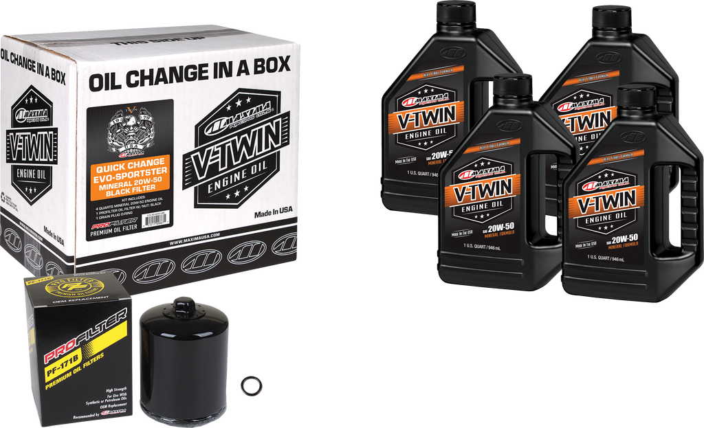V-Twin Quick Change Oil Filter Kit