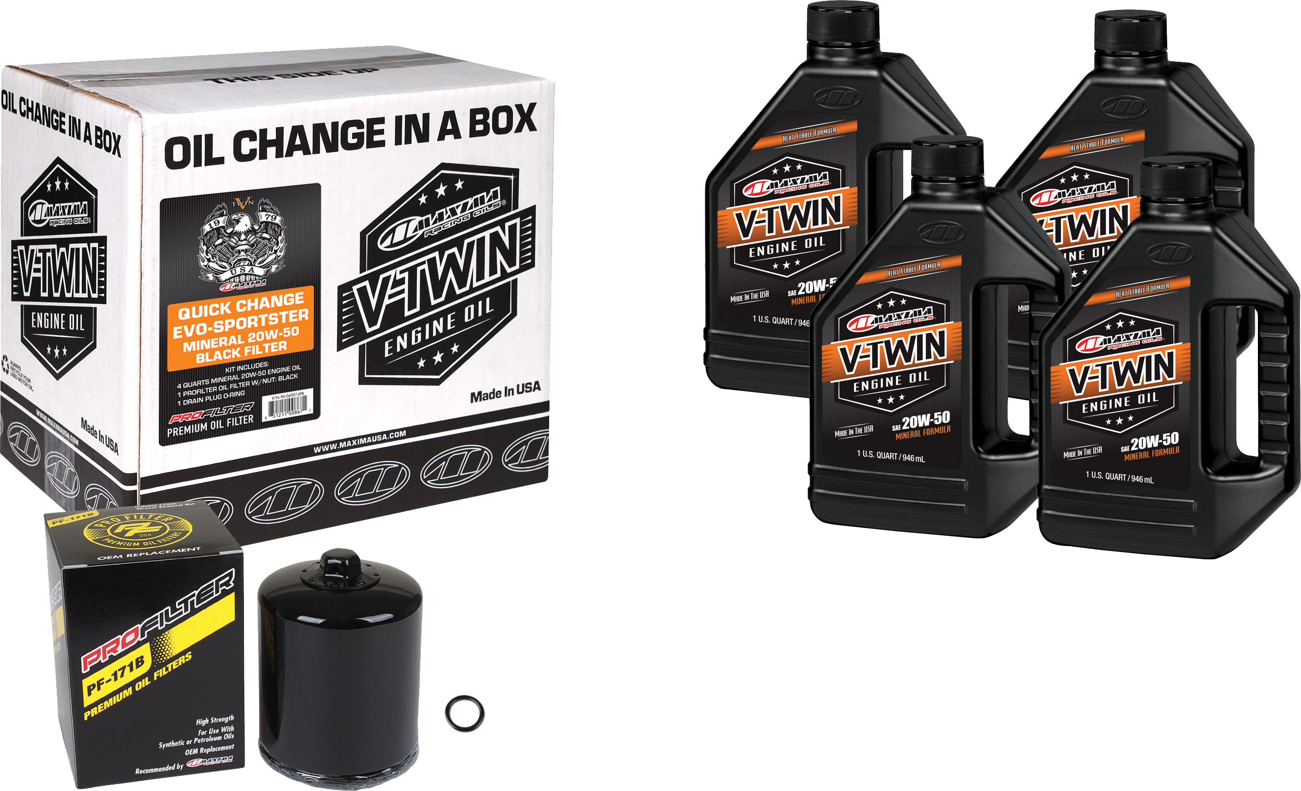 V-Twin Quick Change Oil Filter Kit
