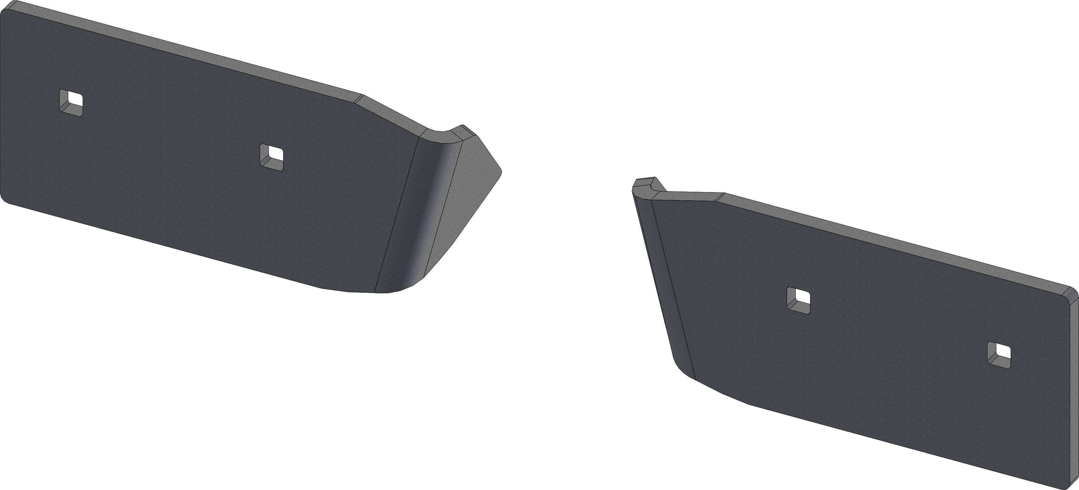 Wear Bar Kit V-Plow