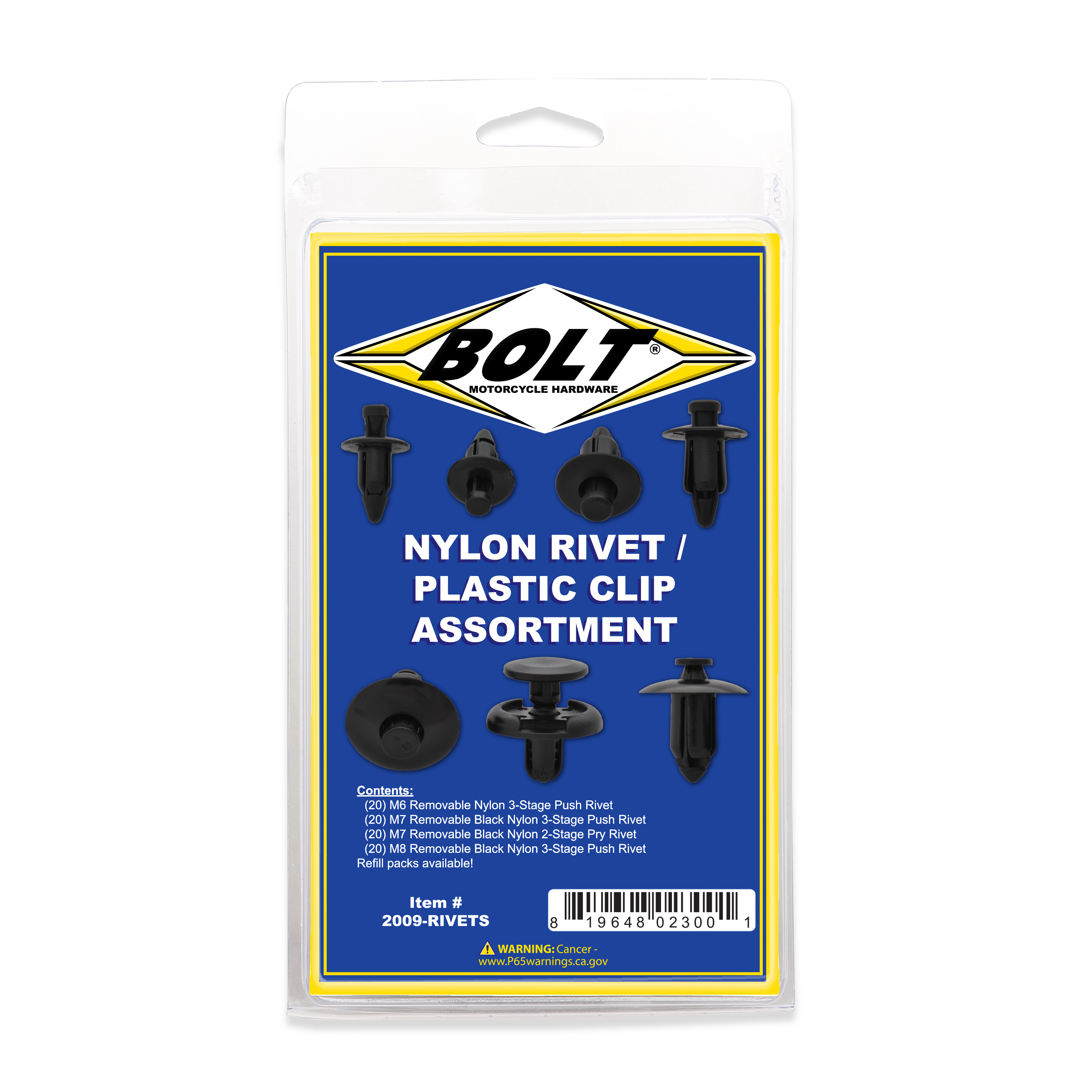 ATV Nylon Rivet Kits