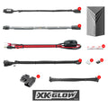 Multi-color Motorcycle LED Accent Light Kit w/Remote Key Fob