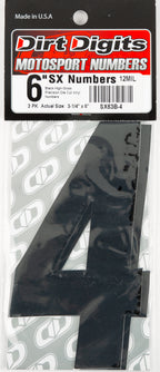 Super X Competition Stick-on Numbers