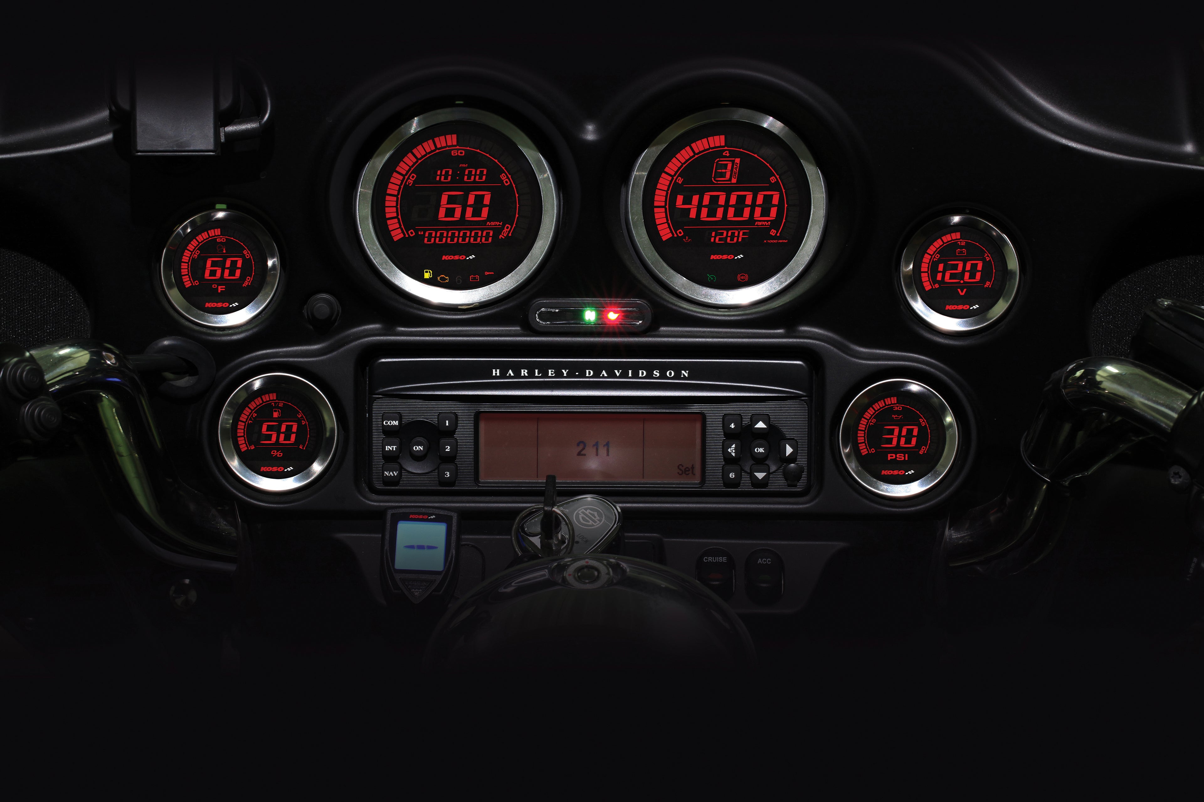 Digital Harley Gauge Cluster
