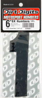 Super X Competition Stick-on Numbers