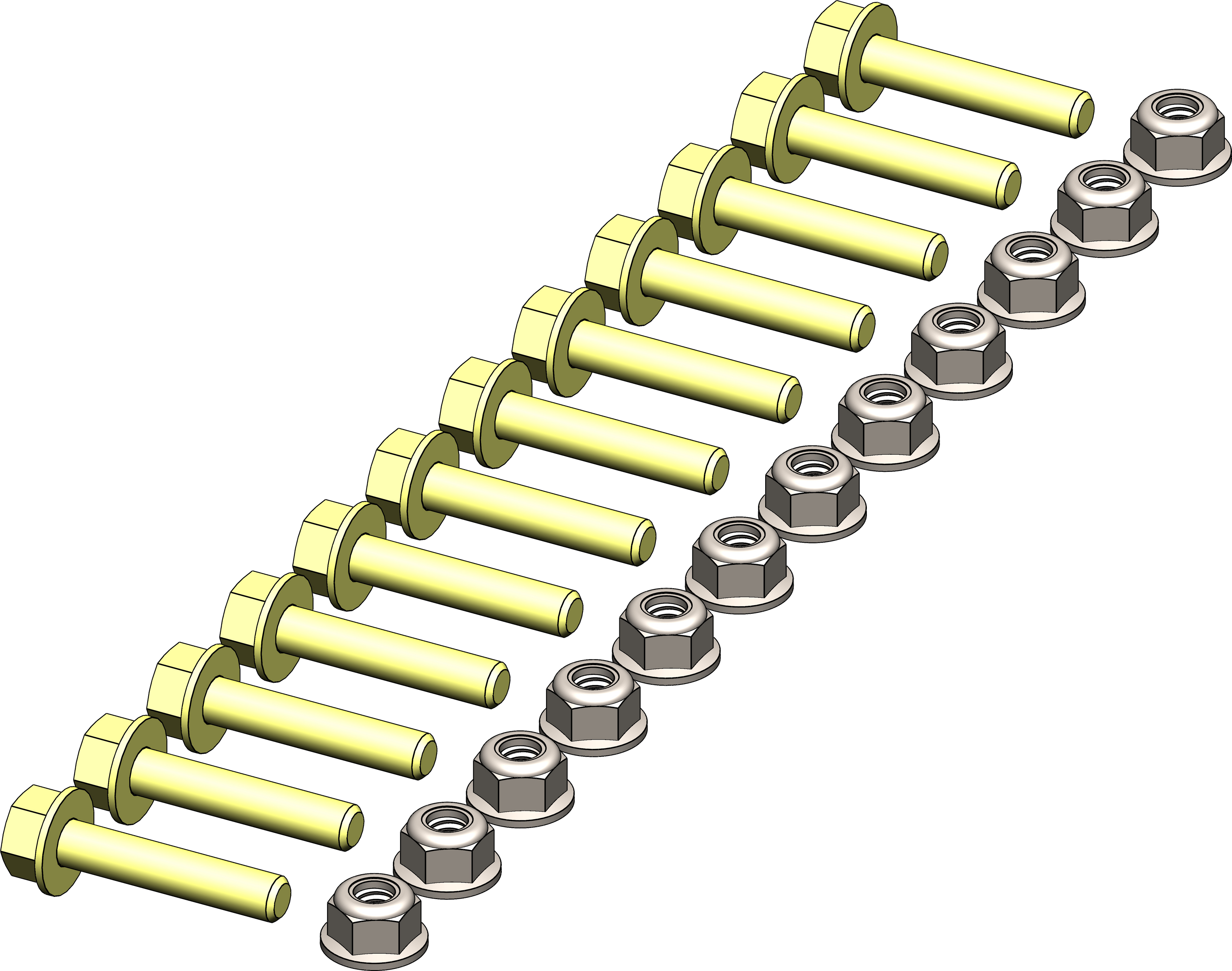 KFI-UHMW WEAR BAR HARDWARE KIT