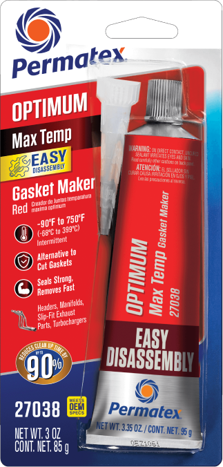 Optimum Red Max-Temp RTV Silicone