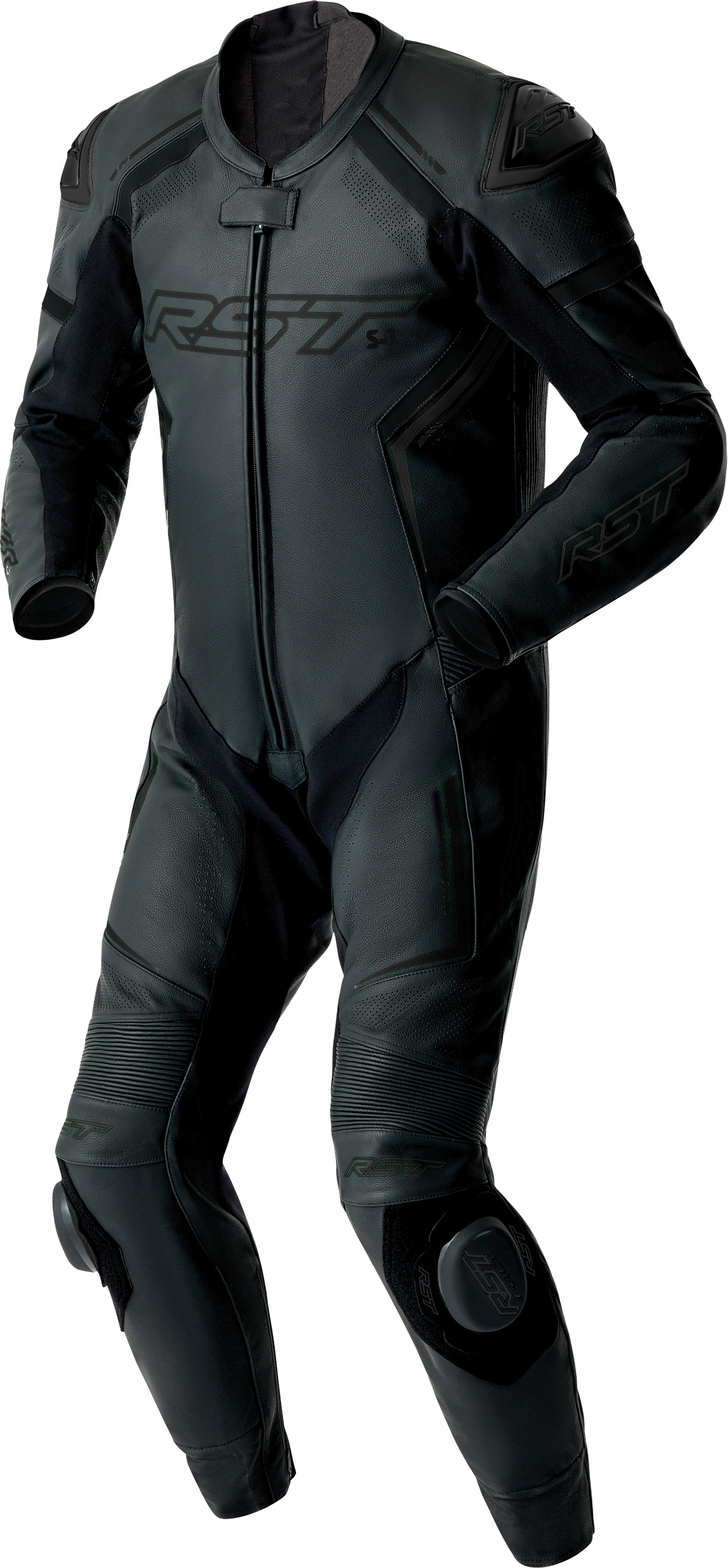 S1 D3O SUIT BLACK LEATHER 3X