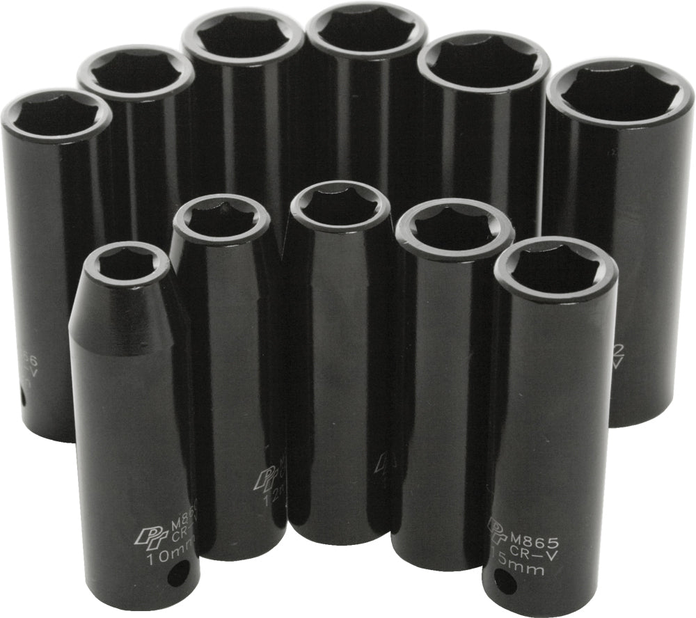 1/2" Metric Impact Socket Set