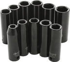 1/2" Metric Impact Socket Set