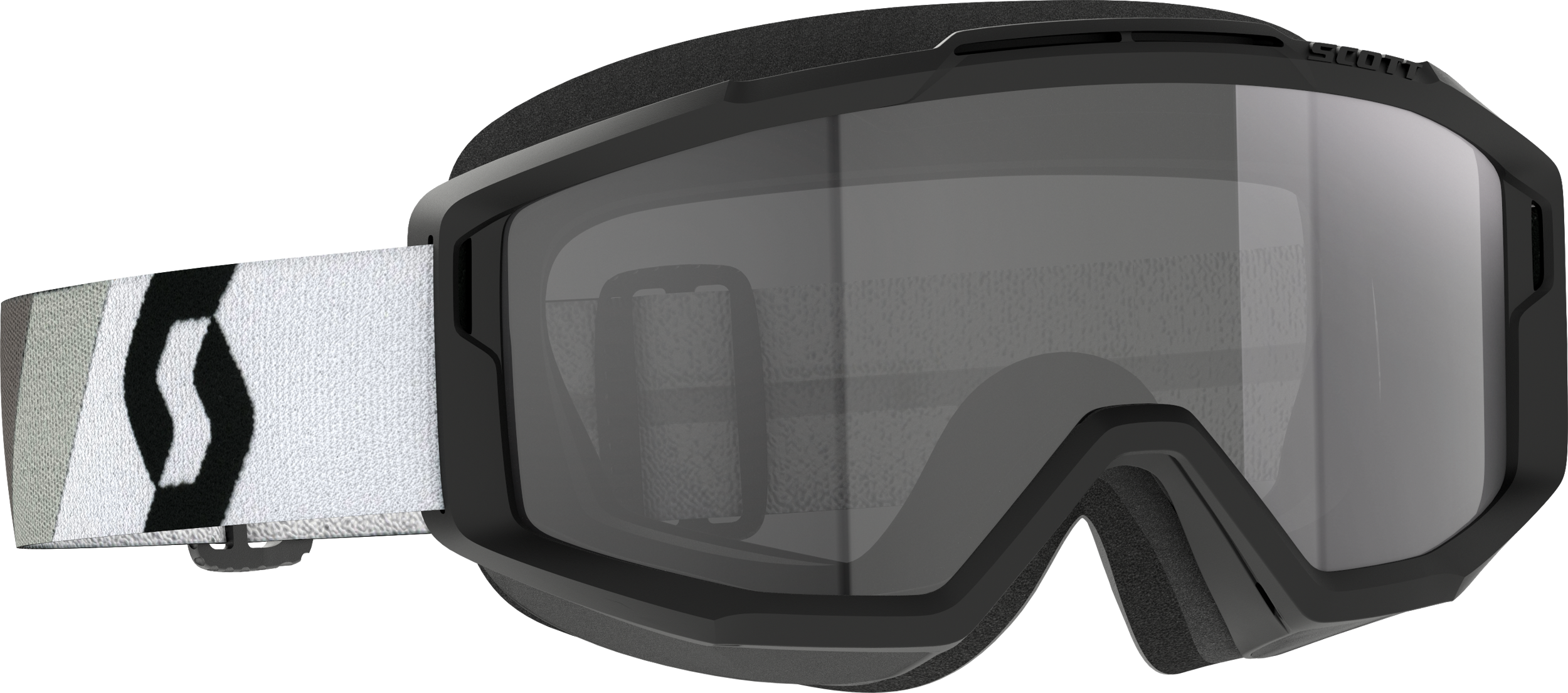 SPLIT OTG SAND DUST GOGGLE PREM BLK/WHT DK GREY LENS
