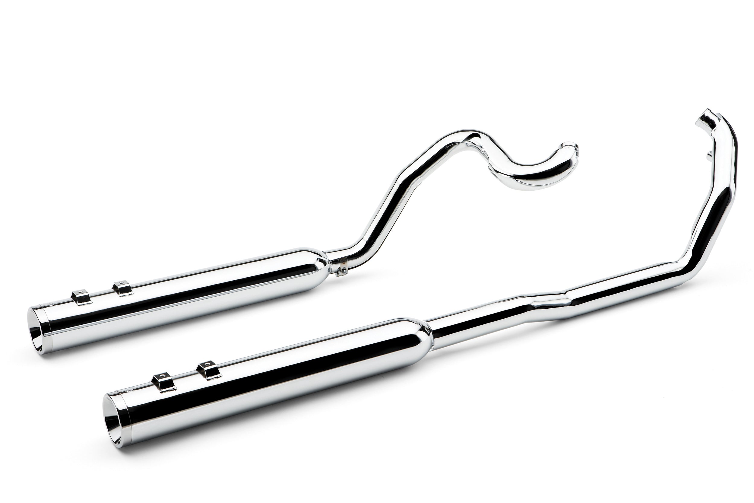 TRUE DUAL HEADPIPES CHROME FLH/FLT 07-08