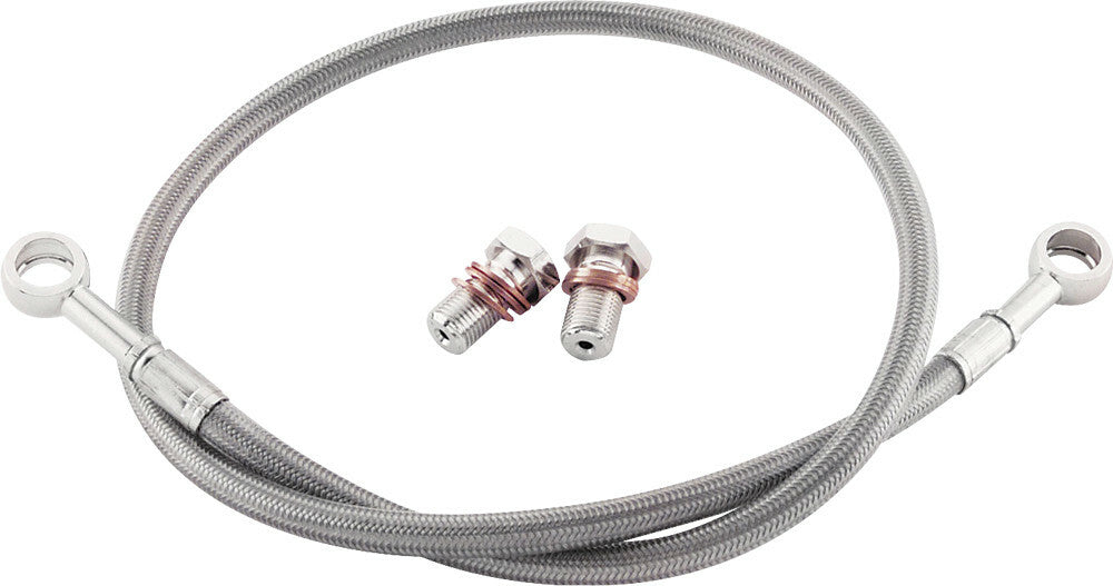 BRAKE LINE FRONT SILVER HON