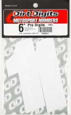 Super X Competition Stick-on Numbers