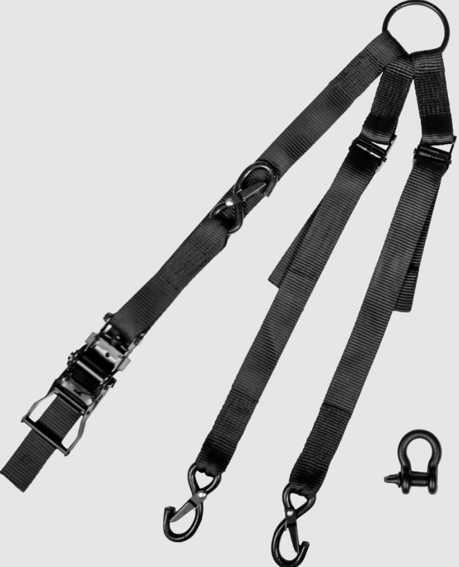 Fire Power 3-Way 1.5" Ratchet Tie-Down