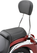 STD ROUND SISSY BAR W/PAD CHROME HON AERO 750 04-16