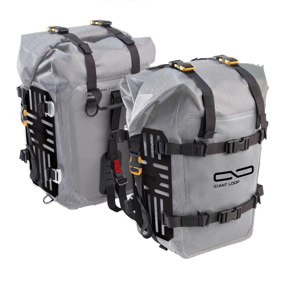 MOTOTREKK PANNIERS GRAY PAIR