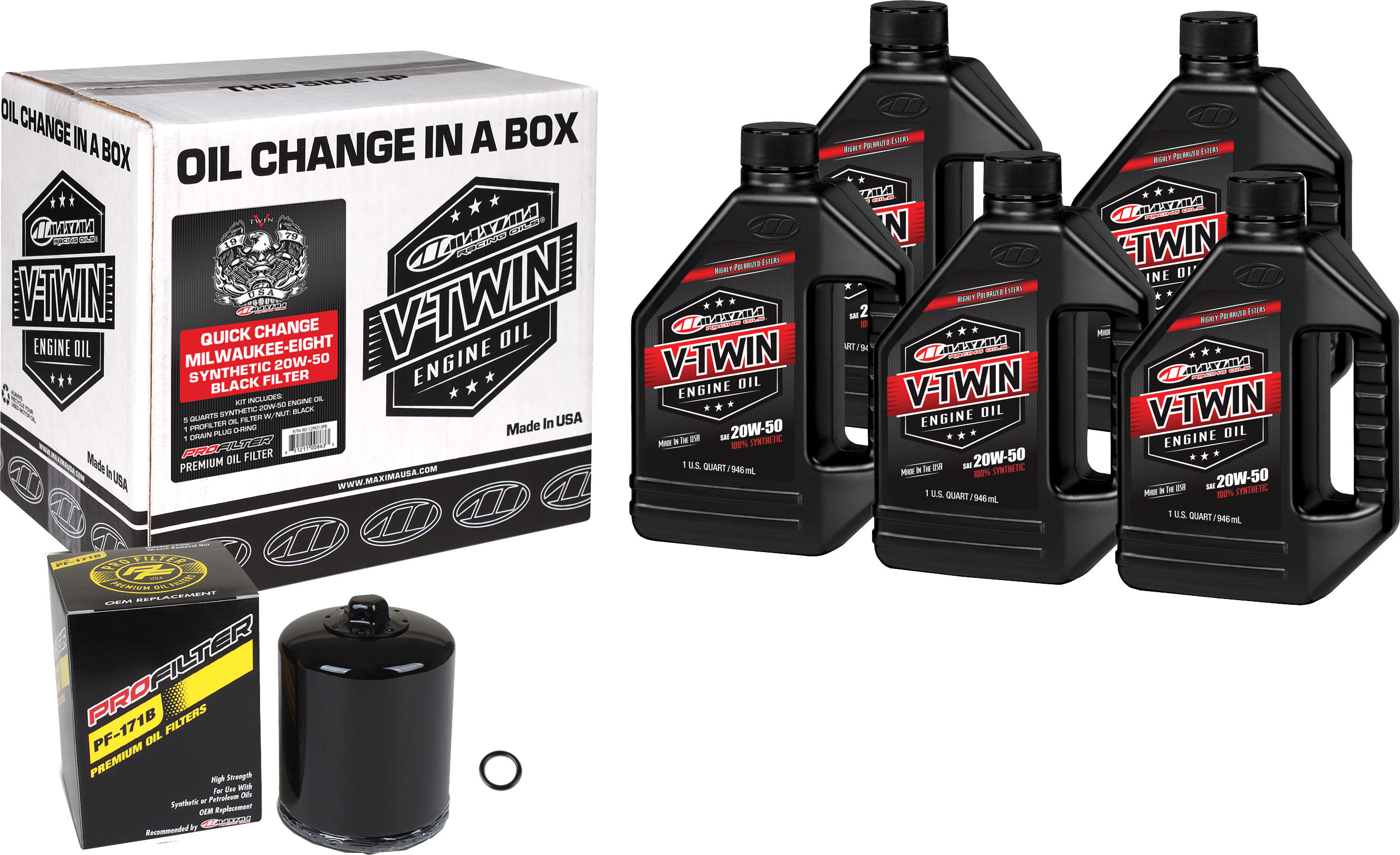 V-Twin Quick Change Oil Filter Kit